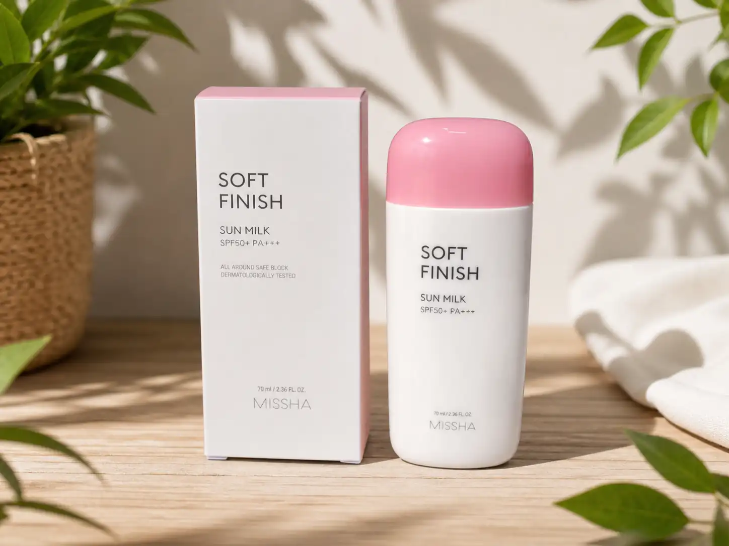 MISSHA Soft Finish Sun Milk SPF50+ PA+++