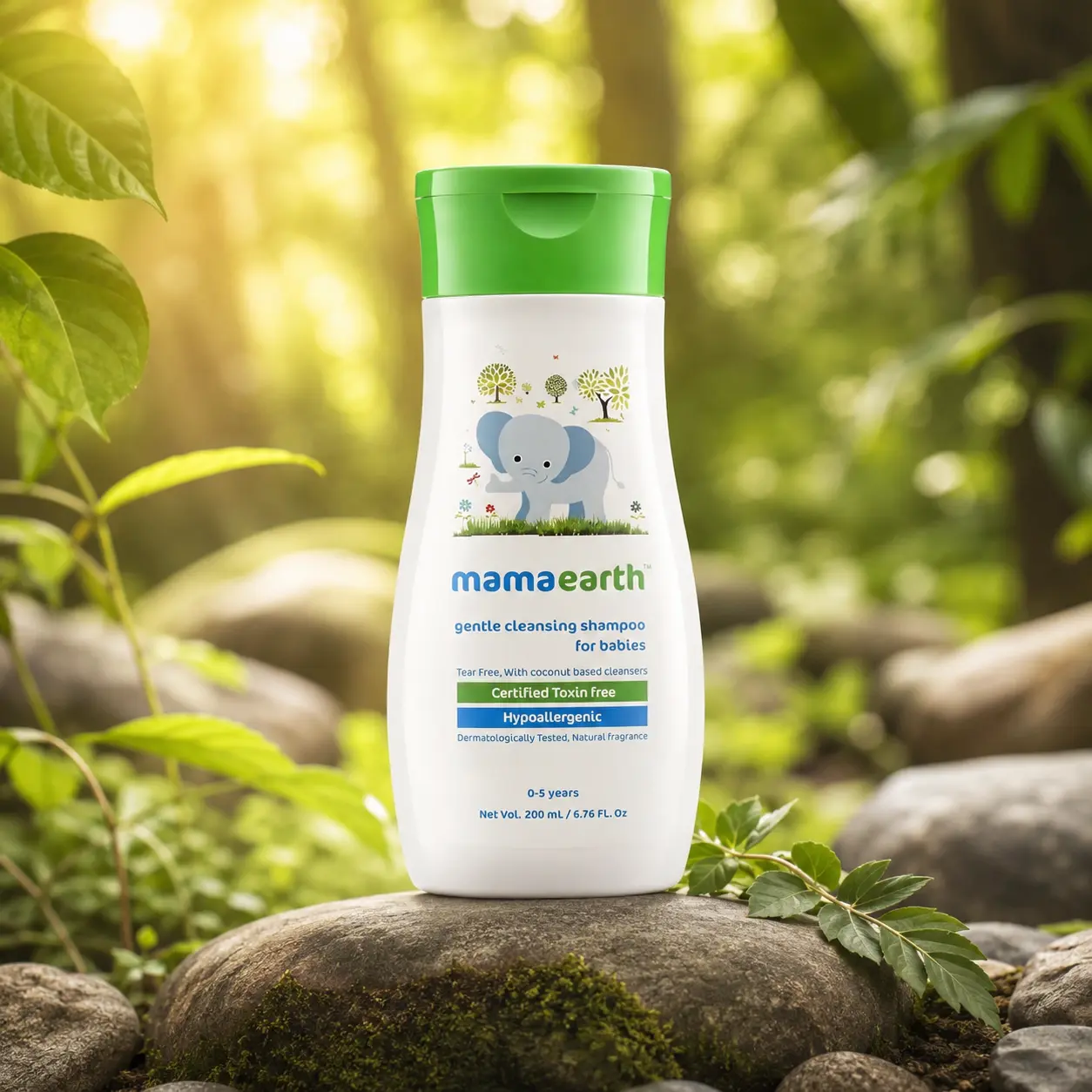 Mama Earth Gentle Cleansing Shampoo For 0-5 Years Babies 200ml