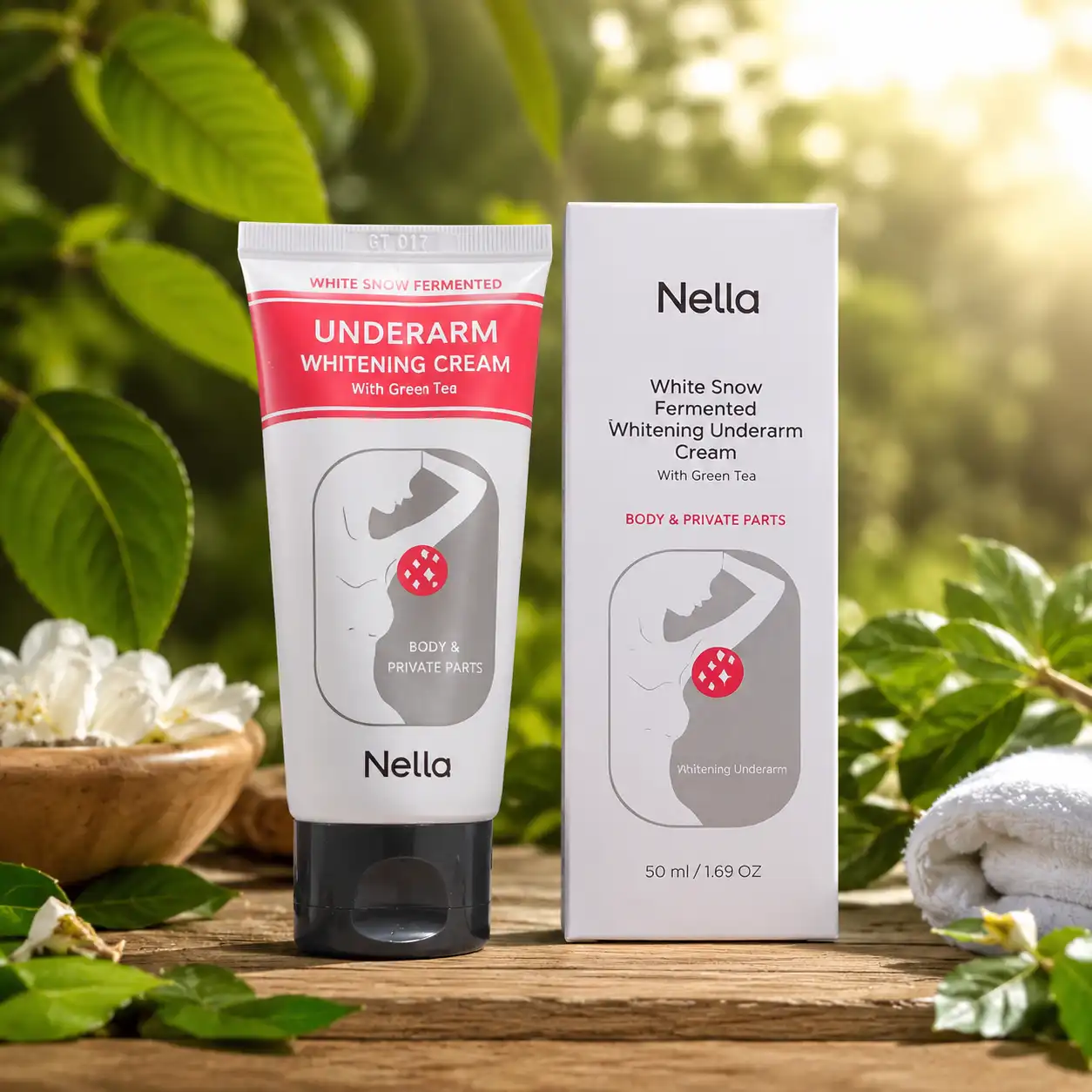 Nella White Snow Fermented Underarm Whitening Cream