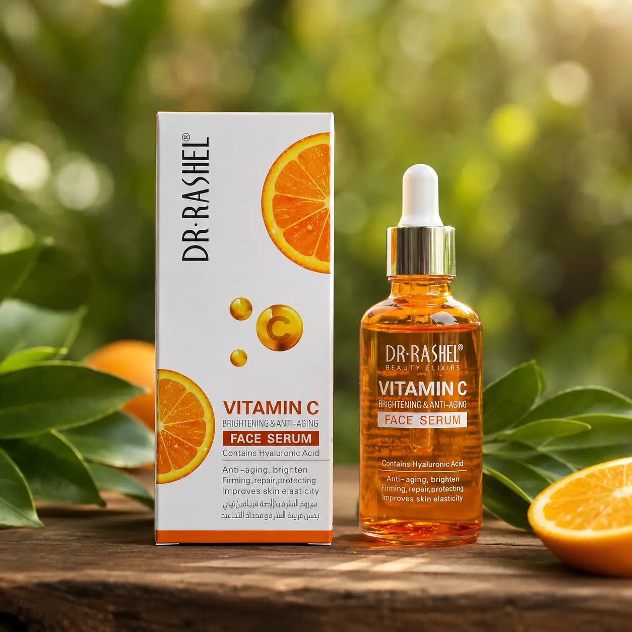 Dr. Rashel Vitamin C Brightening & Anti-Aging Face Serum  (with Hyaluronic Acid) – 50ml