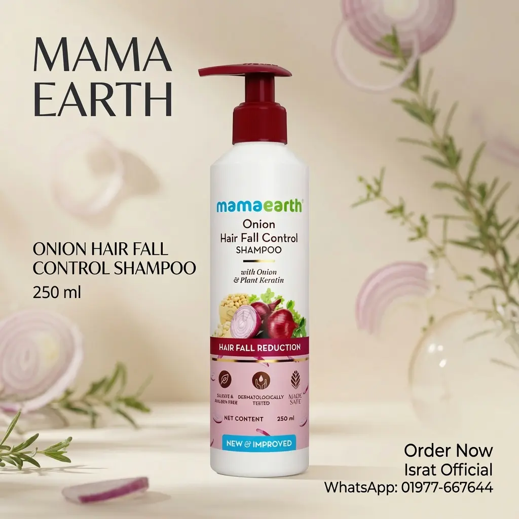 Mamaearth Onion Hair Fall Control Shampoo - 250ml
