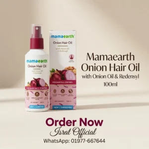 Mamaearth Onion Hair Oil with Onion & Redensyl for Hair Fall Control – 100ml