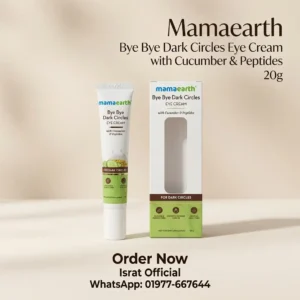 Mamaearth Bye Bye Dark Circles Eye Cream with Cucumber & Peptides – 20g