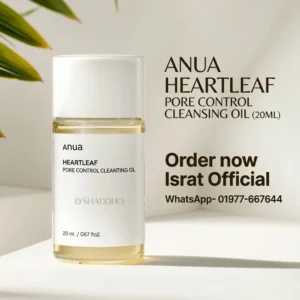 Anua Heartleaf Pore Control Cleansing Oil (20ml) Safe For All Skin Type, Daily Hydrating Makeup Remover, Korean Skin Care