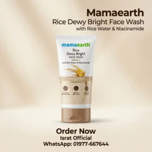 Mamaearth Rice Dewy Bright Face Wash with Rice Water & Niacinamide – 150ml