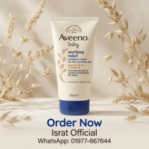 Aveeno Baby Soothing Relief Emollient Cream for Dry, Sensitive Skin 150 ml