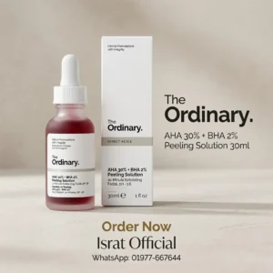 The Ordinary AHA 30% + BHA 2% Peeling Solution Serum, Advanced Exfoliating Peel for Brighter Skin (30ml)