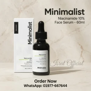 Minimalist 10% Niacinamide Face Serum for Enlarged Pores, Acne & Excess Oil | Reduces Blemishes for Even Skin Tone | For Women & Men | 1 Fl Oz / 30 ml