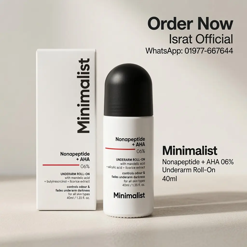 Minimalist Nonapeptide + AHA 6% Underarm Roll-On 40ml