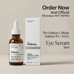 The Ordinary Caffeine Solution 5% + EGCG Eye Serum, Depuffing Eye Serum for Dark Circles and Tired Eyes (30ml)