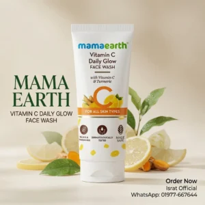 Mamaearth Vitamin C Daily Glow Face Wash with Vitamin C & Turmeric – 100ml