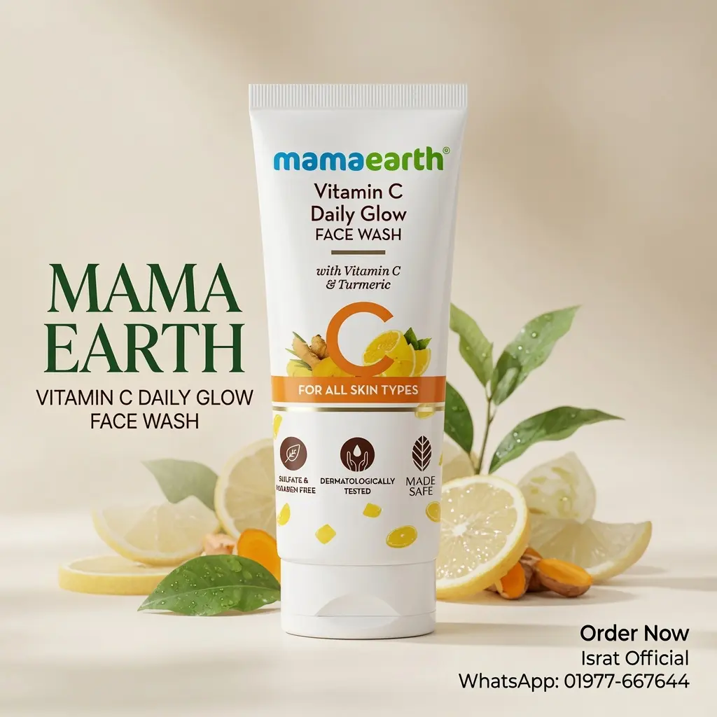 Mamaearth Vitamin C Daily Glow Face Wash with Vitamin C & Turmeric - 100ml