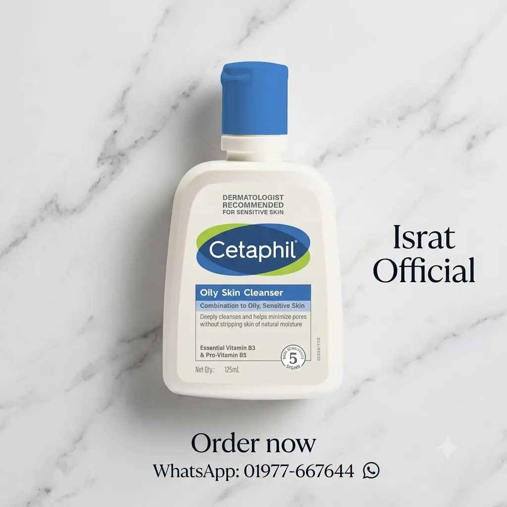 Cetaphil Oily Skin Cleanser Combination To Oily, Sensitive Skin - 125ml