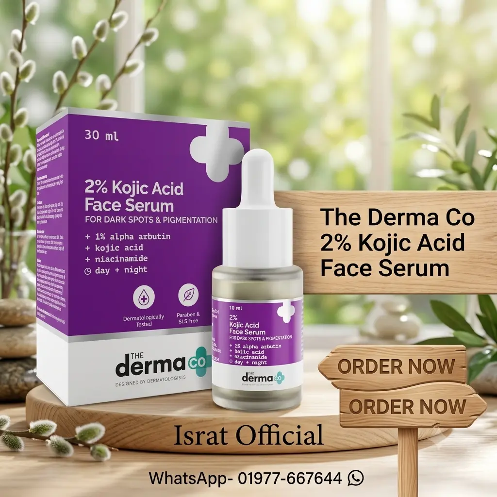 The Derma Co 2% Kojic Acid Face Serum with 1% Alpha Arbutin & Niacinamide - 30ml