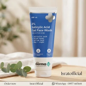 The Derma Co 2% Salicylic Acid Gel Face Wash For Active Acne – 100ml