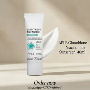 APLB Glutathione Niacinamide Sunscreen SPF50+ PA++++ – 40ml